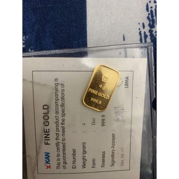 LOGAM MULIA (LM) ANTAM 4 Gram