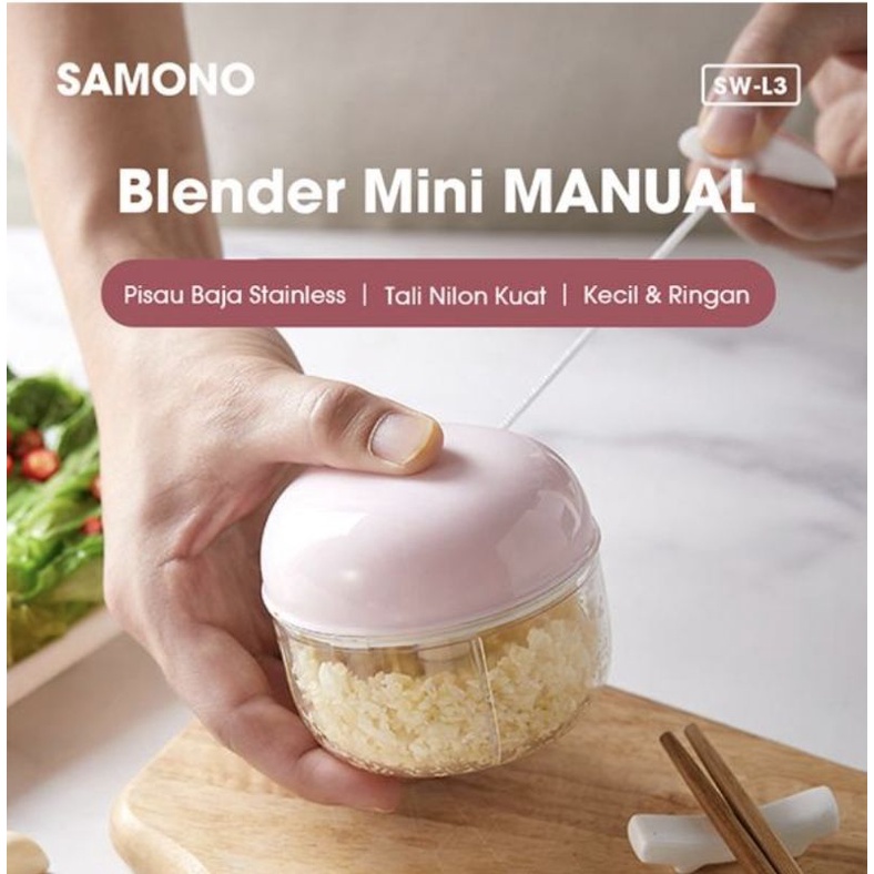 Samono SW-L3 Mini Garlic Manual Chopper