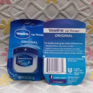 Vaseline Lip Therapy NEUTRAL Lips/ Lipbalm Liptint Lipgloss Vaseline Pelembab Bibir Pemerah Bibir/VASELINE PURE SKIN JELLY 7 GR | VASELINE SKIN PROTECTING JELLY