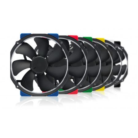 Coolerfan Noctua Chromax Swap Fan 14cm Black Fan With Multicolor Rubber - NF-A15 PWM CH.BK.S