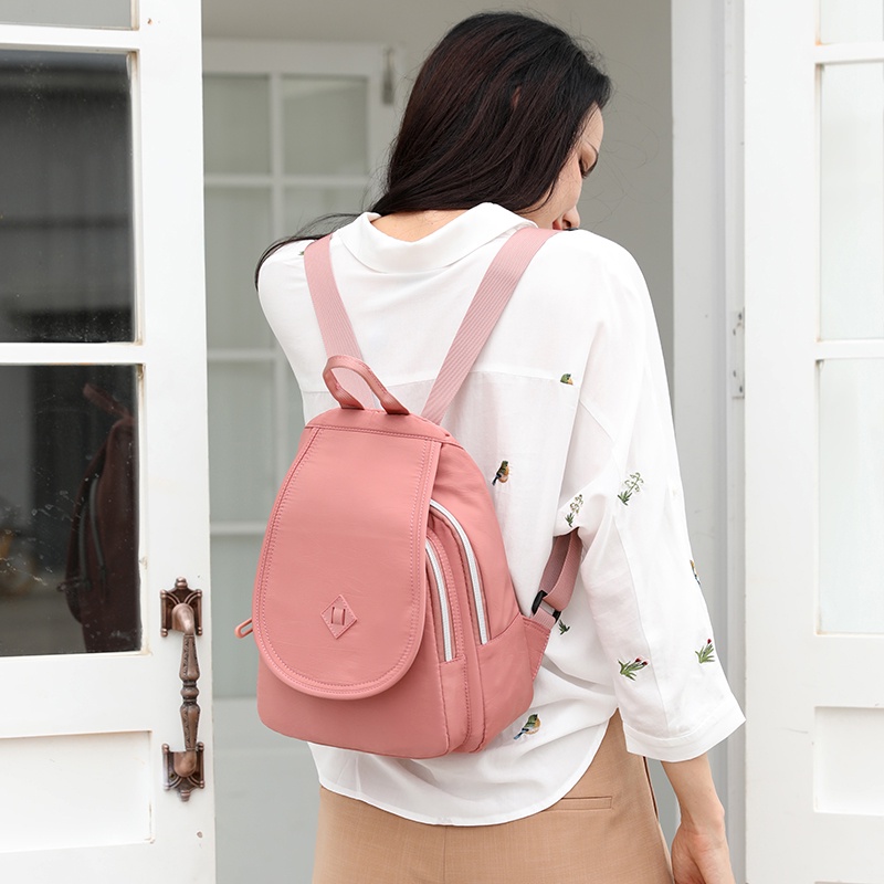 Tas Ransel Wanita COLORFUL FOX 8535 Backpack Wanita Remaja Tas Anti Air WATCHKITE WKOS