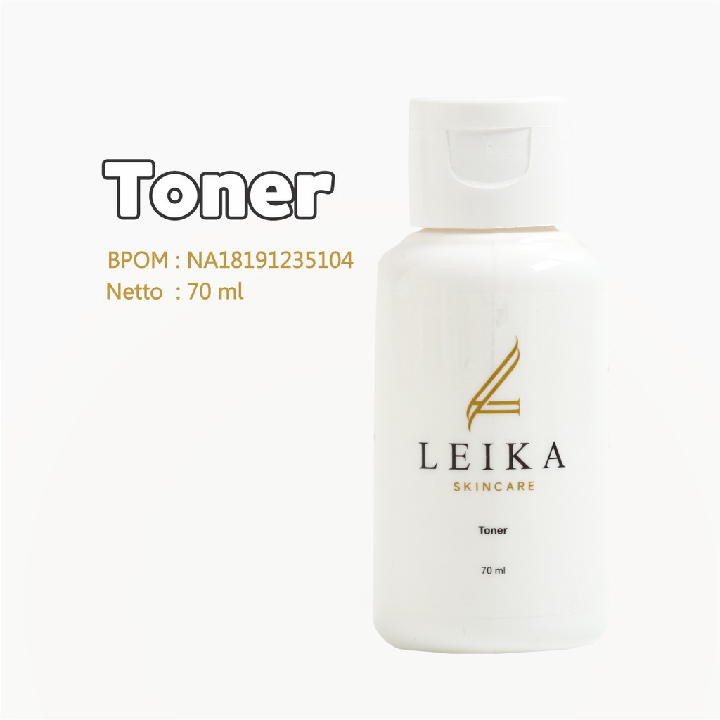 Leika Skincare Toner BPOM HALAL MUI / Toner Perawatan Mata Panda Eye Kantung Mata Pelembab Wajah