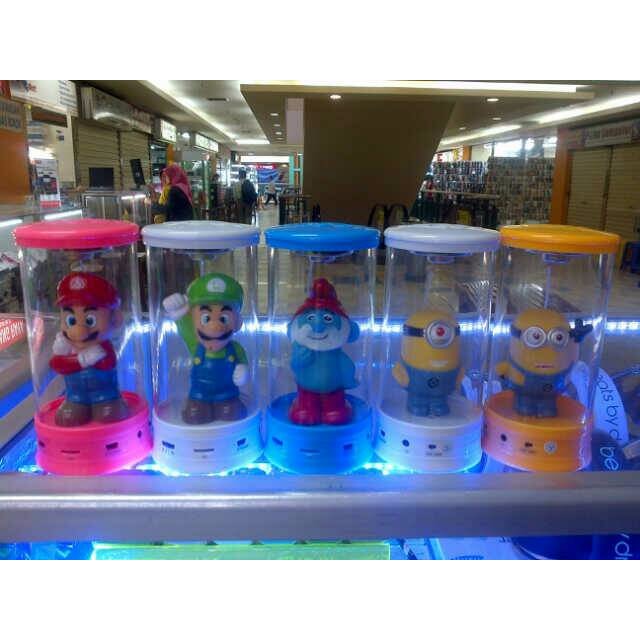 Speaker LED Tabung Karakter Minion