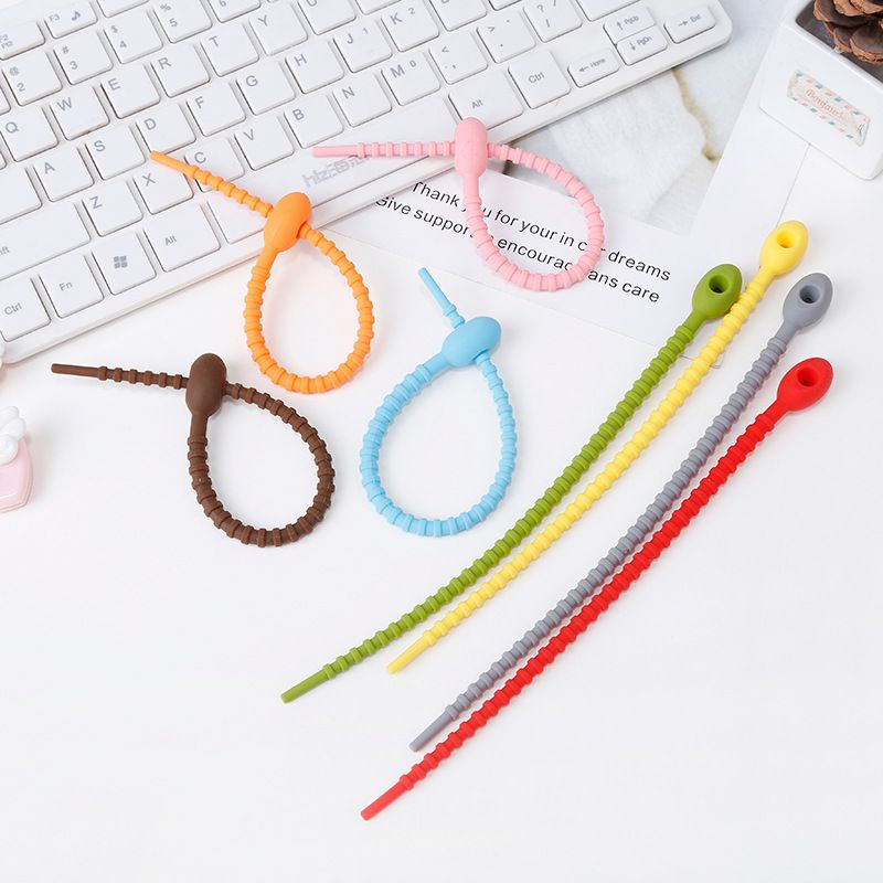 [1PCS] Pengikat kabel headset serbaguna 22cm / Cable management