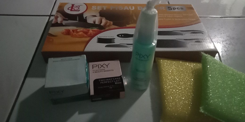 Pisau Dapur Keramik Set 5in1 + Peeler