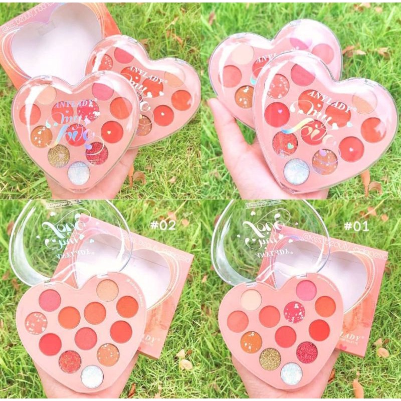 PROMO BESAR PERPCS EYESHADOW DAN GLITTER MY LOVE ANYLADY NO.773