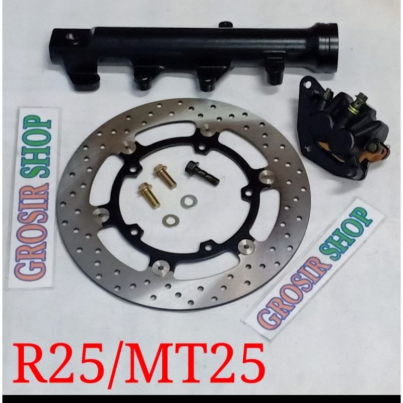 PAKET TABUNG SHOCK KIRI DOUBLE DISC R25 MT 25 / CAKRAM KIRI V ROSSI R25 MT25 / BOTTOM SHOCK KIRI R25