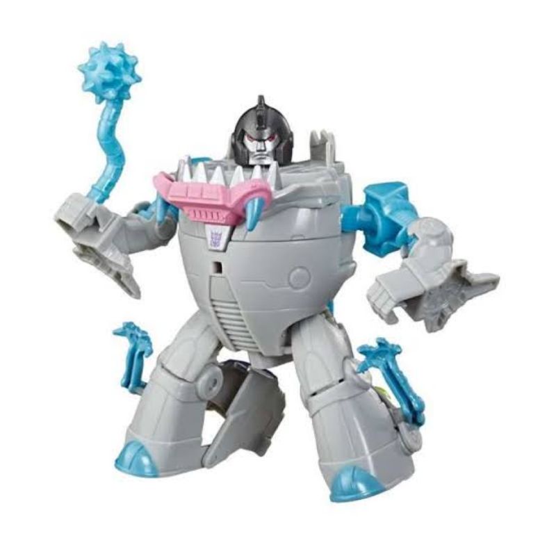 ori original hasbro transformers bumblebee cyberverse adventures cybertronian mode robot mace mash gnaw fusion mace megatron mainan anak cowok laki boy toy toys boys gift hadiah kado ultah hero superhero action figure transformer