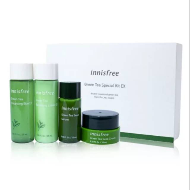 INNISFREE GREEN TEA SPECIAL KIT EX INNISFREE TRIAL 4 items original