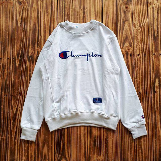 (COD)SWEATER CHAMPION - SWEATER CHAMPION CREWNECK LOGO BORDIR