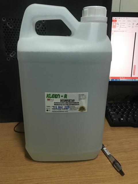 Desinfektan Laundry @ 5 L Pembasmi Kuman Bakteri Jamur Bau, Kleen-r Harume