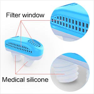 Alat Anti Dengkur Ngorok Saat Tidur 2 In 1 Silicone Stop Snoring Solution Pernafasan Hidung