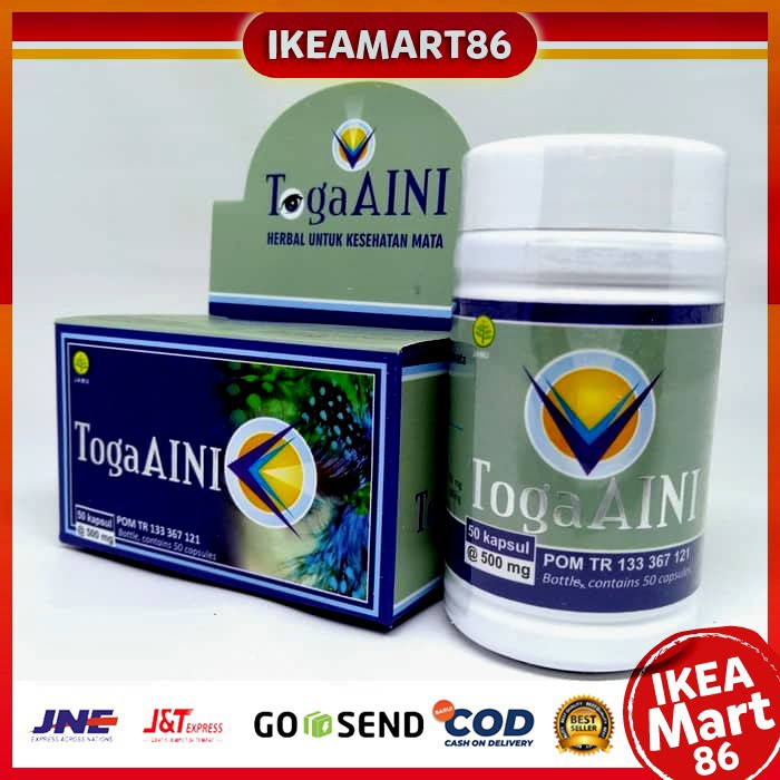

(Bisa COD) Kapsul Toga Aini Herbal Kesehatan Mata