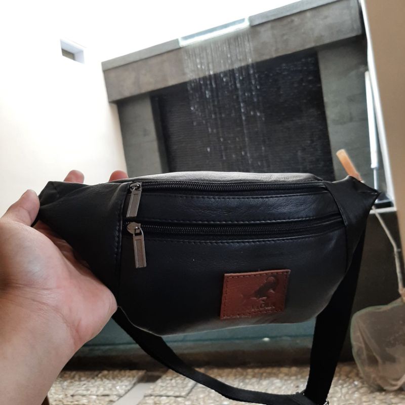 Tas selempang kulit asli garut sukaregang tas pianggang kulit domba asli