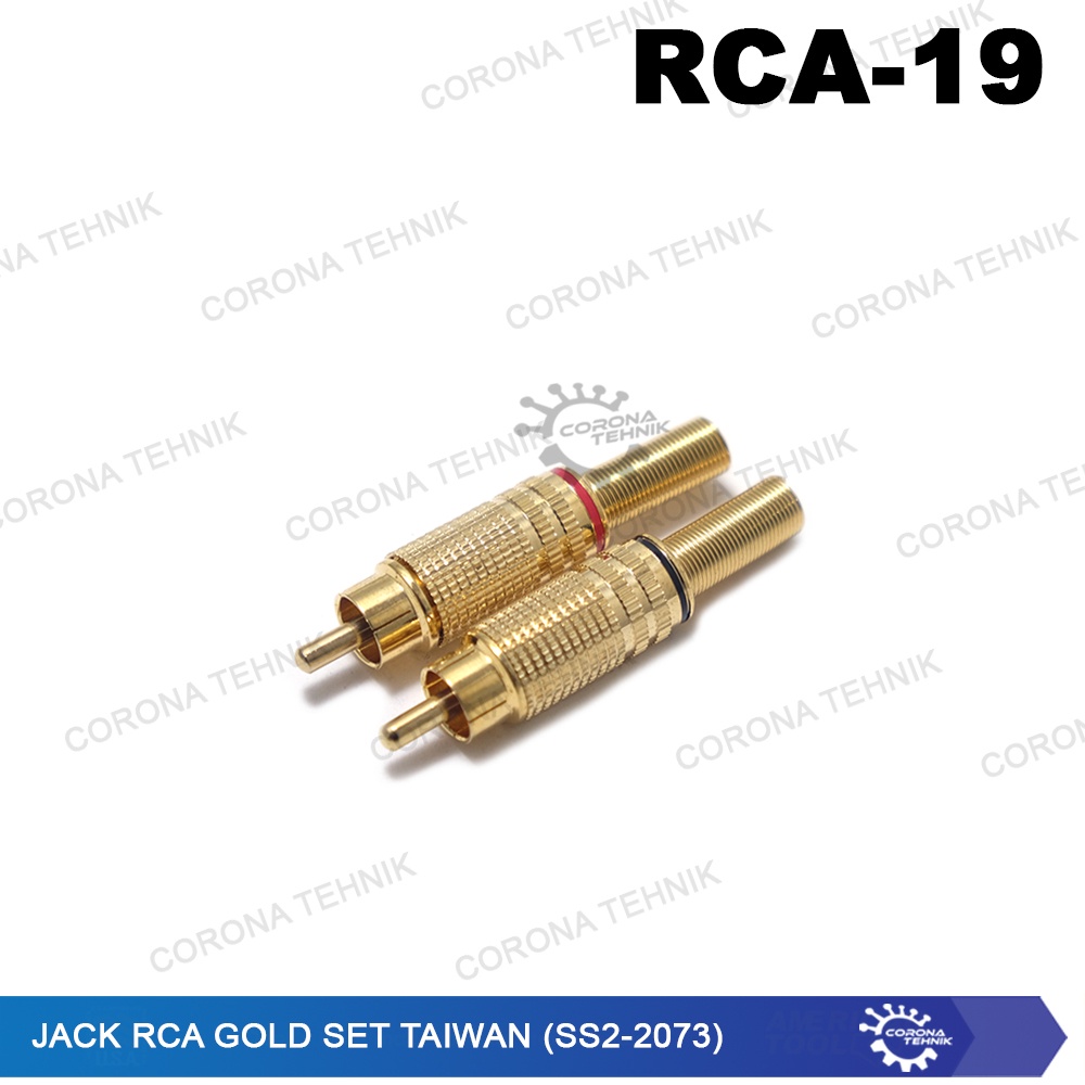 Set Gold Taiwan (SS2-2073) Jack RCA