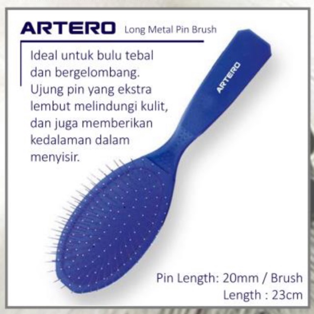 Artero pin brush long metal pins (P254)