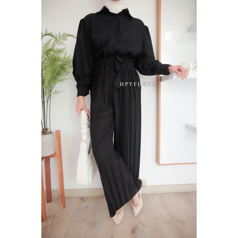 KULOT PLISKET PREMIUM-Hitam