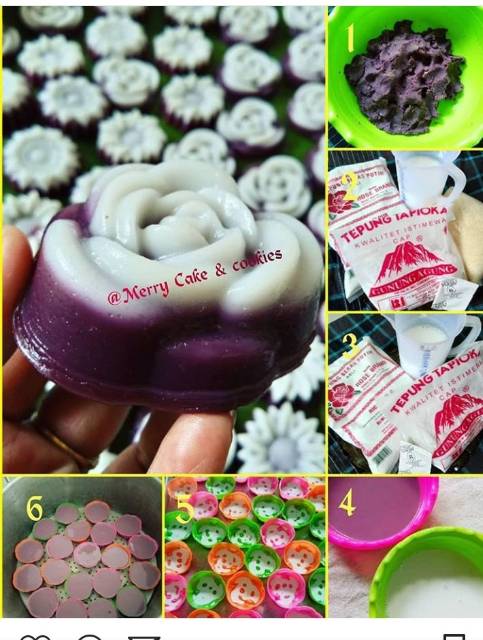 12pcs Cetakan kue putu talam mawar 6.5cm / 12pcs