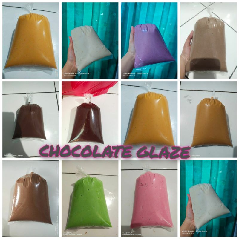 

glaze coklat