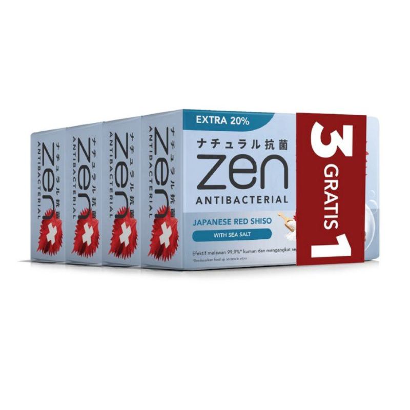 Zen Banded Sea Salt Sabun Mandi Batang 80 gr