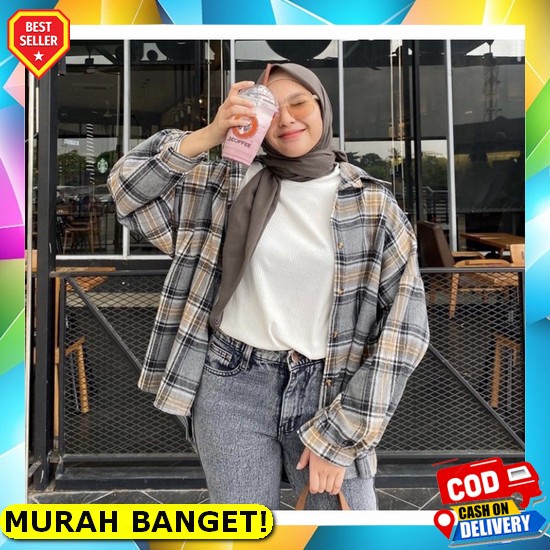 Kemeja Nabila / Kemeja Wania Style Korea / Keja Katun Adem / Kemeja Wanita Dewasa Import / Atasan Im