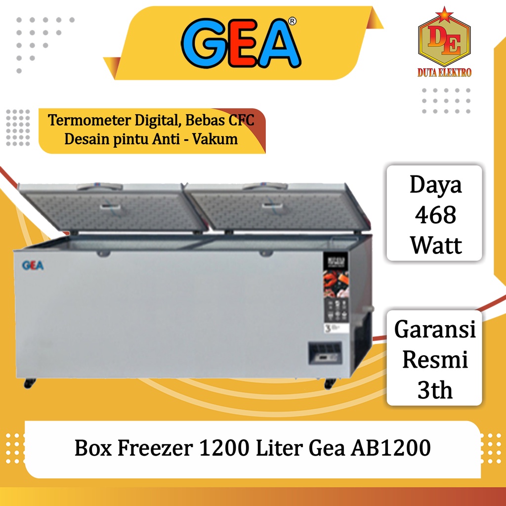 Box Freezer 1200 Liter Gea AB1200