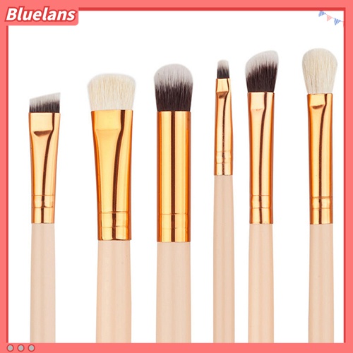 (In Stock) Kacamata Hitam Lensa Warna Warni ♡12pcs / Set Brush Kosmetik / Makeup Bulu Wol Gagang Kayu Untuk Foundation, Bedak, Eyeshadow, Eyeliner