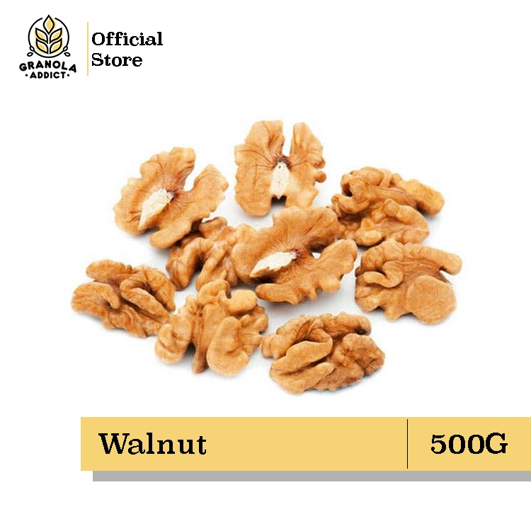 

Granola Addict - Raw Walnut / Kacang Walnut Mentah 500G