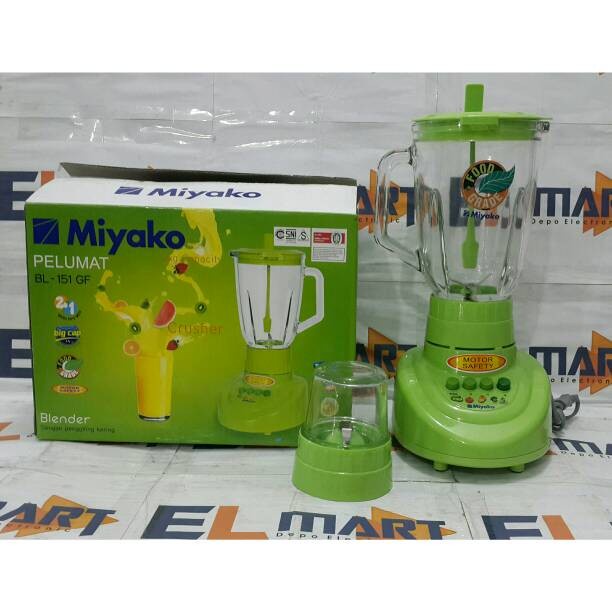 Blender Kaca Miyako BL 151GF 151 GF BL151GF Penggiling Bumbu Kering DRy Mill 1,5 Liter 1,5L