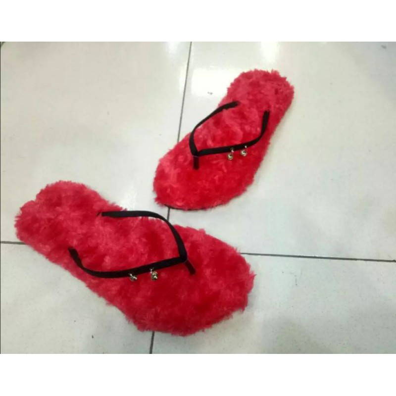 Sandal Jepit Kerincing [Merah]