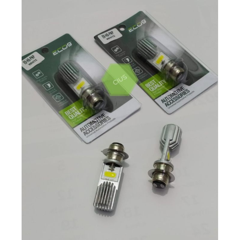LAMPU LED UTAMA MOTOR H6 COB AC DC LUMINOS ECO9 WHITE-4