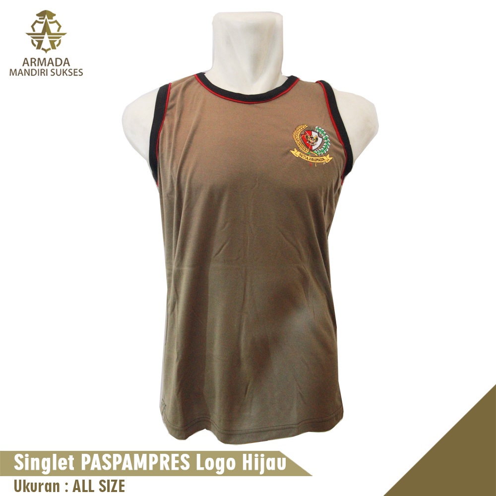 Kaos Singlet Paspampres Logo - Kaos Dalam Paspampres