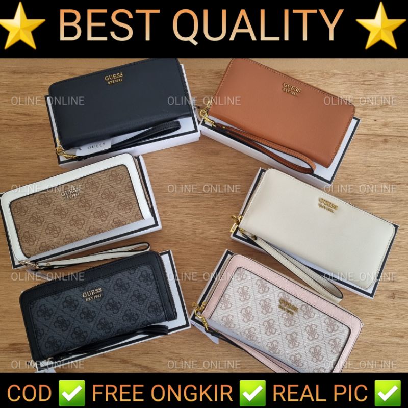 dompet zadie zipper wallet 4 color gs resleting panjang long wallet gb pouch handle dompet