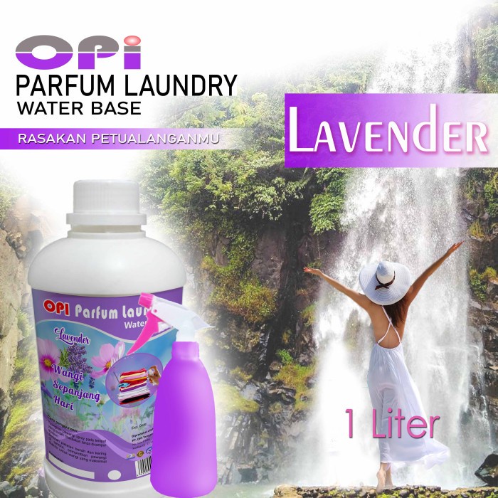 Parfum Laundry 1 Liter Water Base Lavender dan lainnya New Formula sudah ada izin edar resmi by Oke sabun suplayer