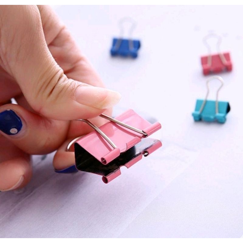 Q293 - Penjepit Kertas / Klip Besi / Klip Kertas / Alat Kantor / Alat Sekolah / Klip Buku