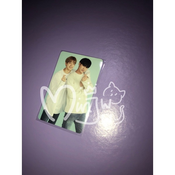 Trading Card Caratland 2018 Minwon Meanie Mingyu Wonwoo tc carland