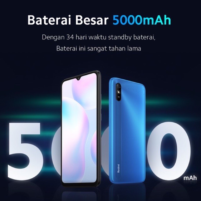 HANDPHONE XIAOMI REDMI 9A RAM 3GB 2GB ROM 32GB GARANSI RESMI INDONESIA HP PONSEL-2