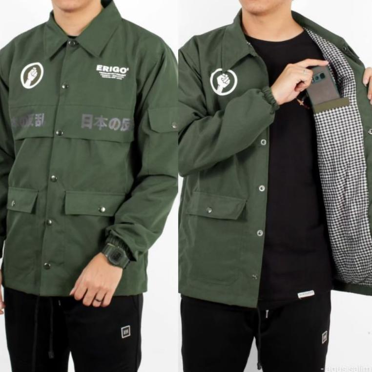 [PRODUK KCNRY] Jaket Pria-Jaket Parka Ergi jepang /jaket cougle / jaket coach Premium original quali
