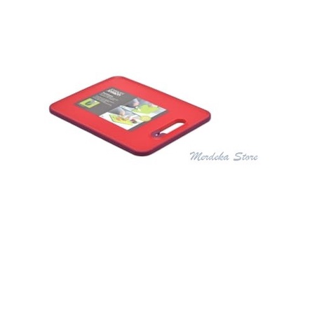 Joseph Joseph 30 Cm Slice & Sharpen Talenan Plastik - Merah