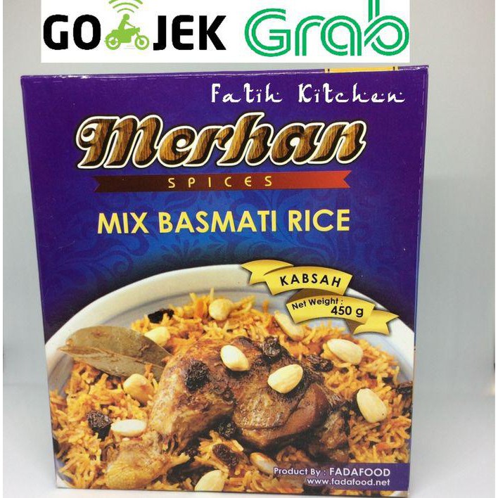 

Nasi Kabsah dari Merhan Spices - Mix Basmati Rice BERKUALITAS