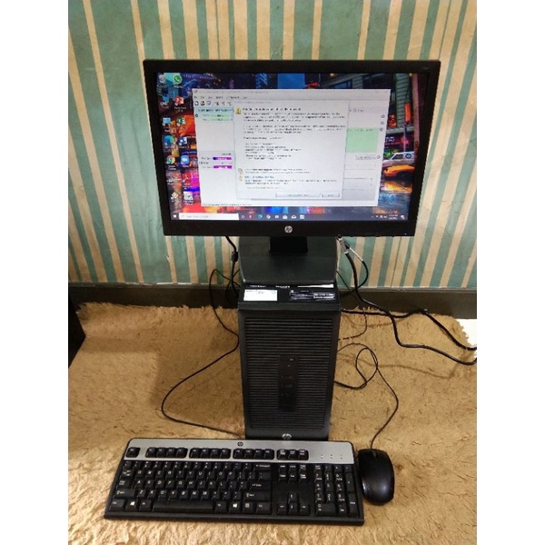 KOMPUTER/ PC HP 285 G2 MT AMD PRO A8-8650B R7 RAM 8/500GB SIAP PAKAI