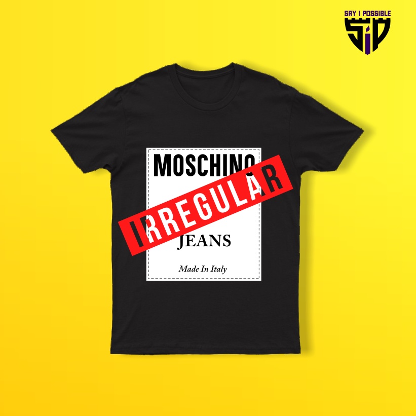 KAOS NIKE ARDILLA MOSCHINO IRREGULAR | COTTON COMBED | UNISEX | CUSTOM