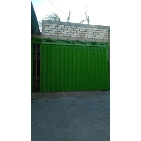 pintu besi harmonika(pentilasi)