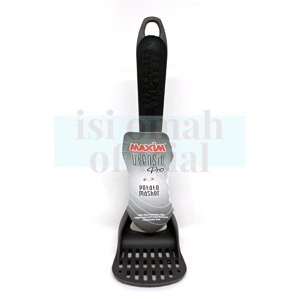 Maxim Utensil Pro Potato Masher - Penghancur Kentang Nylon Tahan Panas