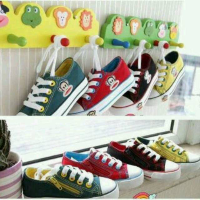 Sepatu Anak Paul Frank Green/Yellow/Black