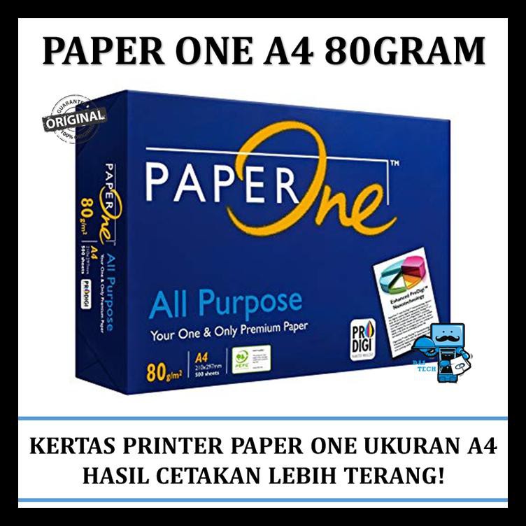 

Kertas A4 Hvs Paper One 80 Gram Hvs A4 Paper 500 Lembar New