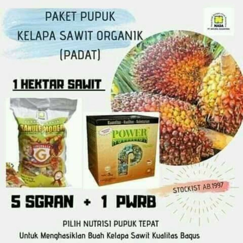 "PAKET PUPUK ORGANIK SAWIT NASA"
