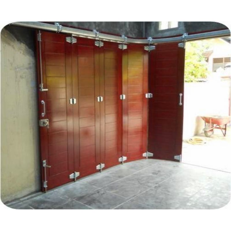 Pintu Garasi Kayu Jati (harga per 1 pintu)