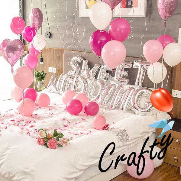 ➲ [PAKET] BRIDAL SHOWER Set SIMPLE PINK HEART Dekorasi Backdrop Prewedding ❉