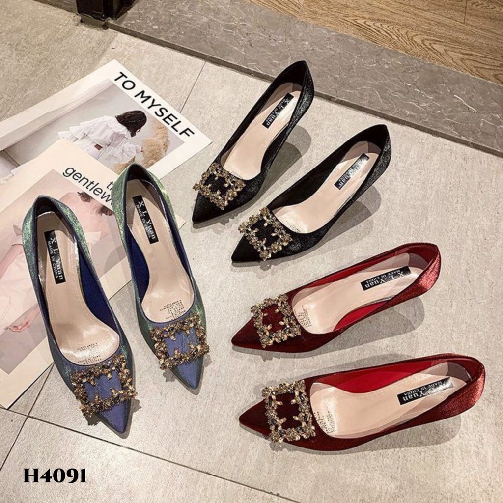 RESTOCK PRF Sepatu Heels Stiletto Fashion Korea H4091